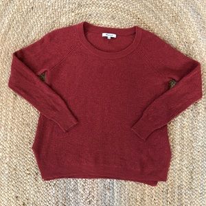 Madewell wafflestitch pullover sweater
